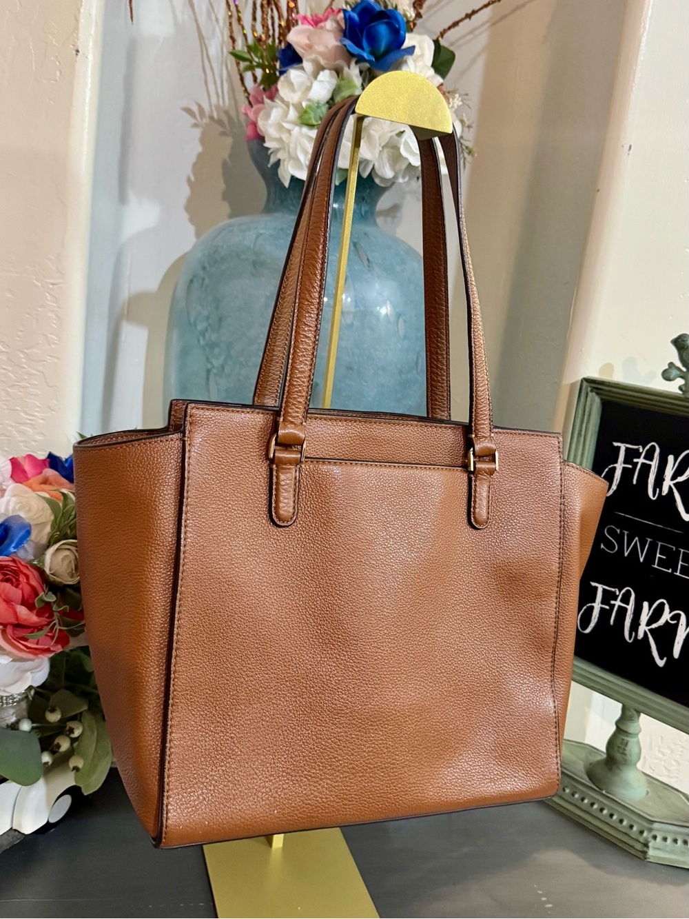 Kate Spade New York Jackson Med Satchel (Gingerbread) pebbled leather - Picture 3 of 12